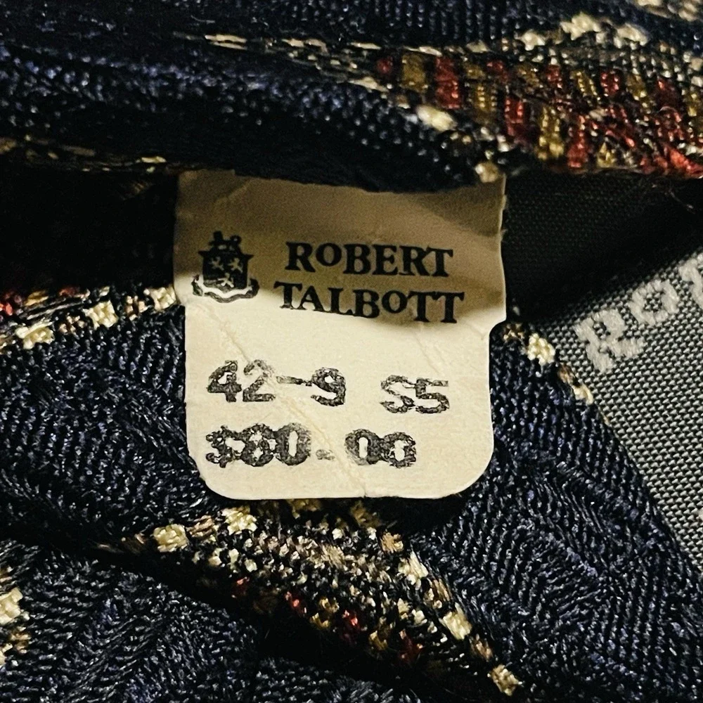 Robert Talbott Best of Class Nordstrom Diamond Pattern Silk Mens Tie 3.75